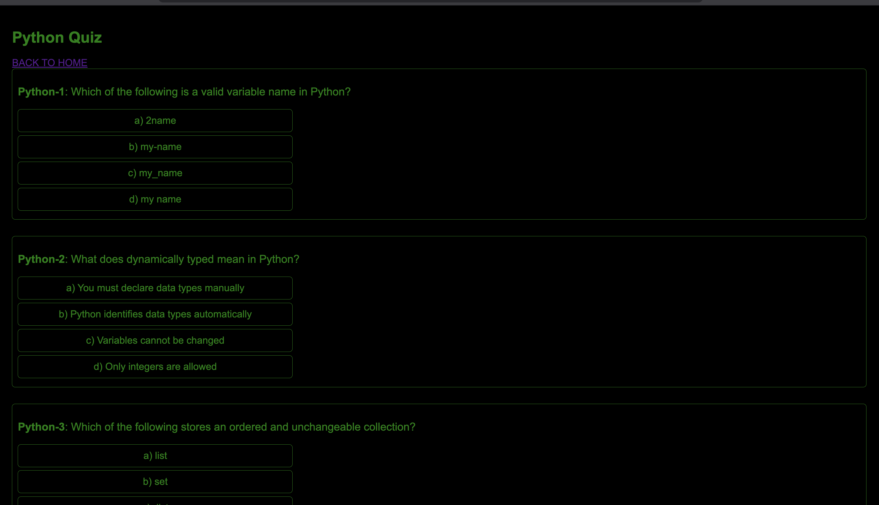 Quiz